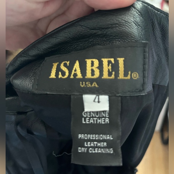 EUVC Isabel USA 4 Black Leather Pants - Picture 3 of 7